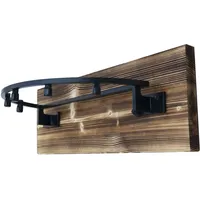 QLS Müllsackhalter U1 Müllsackständer Wandbefestigung Wandhalter Wandmontage Holz Abfallhalter 35 L 240 L