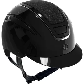 Covalliero Reithelm Elite L lackschwarz