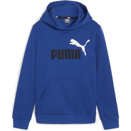 Puma Puma, Jungen, Pullover, ESS+ 2 Col Big Logo Hoodie FL B, Blau, (140)