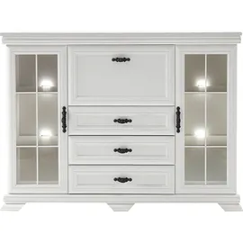 OTTO home Highboard Royal 158 x 117 x 46 cm Weiß