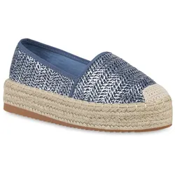 Damen Espadrilles in Dunkelblau