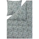 Estella Lagundo ornamental Blau 155 x 200 cm + 80 x 80 cm