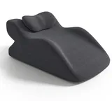 Venenkissen Beinhochlagerungskissen, Multifunktions Rückenkissen mit kleines Kissen, Beinkissen aus Memory-Schaumstoff, Ergonomisches Komfort-Kissen für Kniem, Beine, Knöchel, Sofa, Bett (Dunkelgrau)