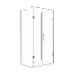 BuyLando.Shop Emma U-Form Duschkabine 90 x 195 cm inkl. Duschtasse