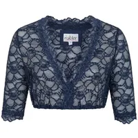 Nübler Dirndlbluse 3/4 Arm Laura blau 36