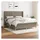 vidaXL Boxspringbett mit Matratze Taupe 180x200 cm Stoff