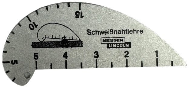 Schweißnahtlehre aus Aluminiumblech