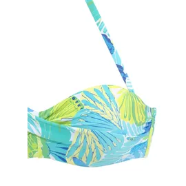 SUNSEEKER Bügel-Bandeau-Bikini-Top Damen blau-grün Gr.32 Cup A