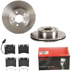 BREMBO Bremsensatz, Scheibenbremse vorne rechts links innenbelüftet 280mm für SKODA VW SEAT AUDI 7D0698151H 701615301D 7D0698151C 1420-56322