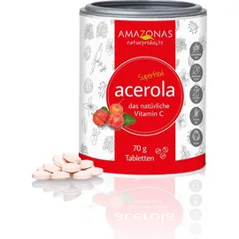 AMAZONAS Acerola Vitamin C ohne Zuckerzusatz Lutschtabl. 70 g
