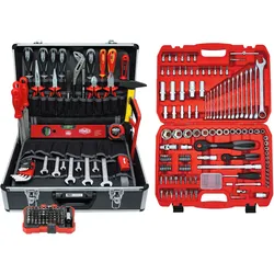 FAMEX 449-45 Profi Werkzeugkoffer mit Werkzeug, 230-tlg.