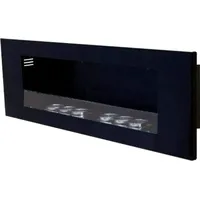 Ethanol und Gel Kamin Modell Paris Royal Schwarz - Schwarz