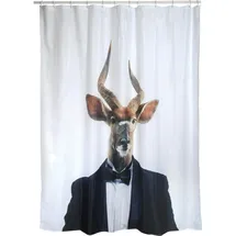 MSV Duschvorhang 180 x 200 cm weiß