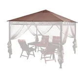 QUICK STAR Ersatzdach 3x3m Stil Pavillon Taupe