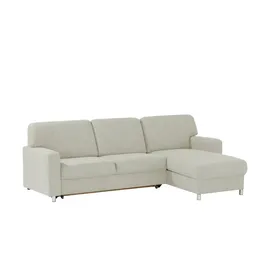 Smart Eckcouch Mikrofaser 2-Sitzer Grau