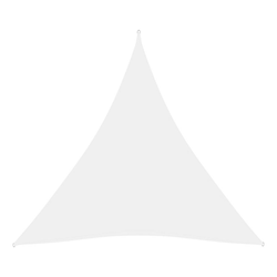 vidaXL Sonnenschirm vidaXL Sonnensegel Oxford-Gewebe Dreieckig 3,6x3,6x3,6 m Weiß