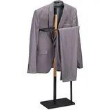 Relaxdays Herrendiener 107 x 48 x 20 cm Schwarz