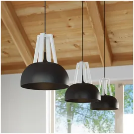 Sollux Lighting Casco 1-flg. dimmbar 60 cm schwarz/weiß