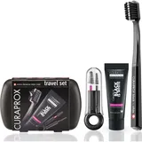 Curaprox Limited Edition Black is White Reiseset für Zähne, Zunge und Zahnfleisch