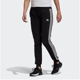 Adidas Damen Essentials Single Jogginghosen, Black/White, L