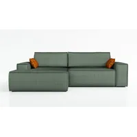 Mebloland Ecksofa TOR mit Schlaffunktion. Farbe: Winter Moss. -