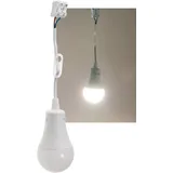 ChiliTec Baustellenlampe 15cm Kabel 12W 1130lm 4000K Maler Renovier Lampe Mit Kabelanschluss Beleuchtung Licht Neutralweiß