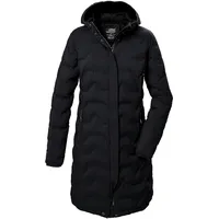 KILLTEC Damen Steppparka/Funktions Parka mit Kapuze KOW 9 WMN QLTD PRK, schwarz, 46,