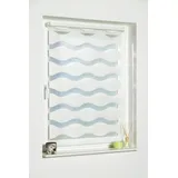 K-HOME Klemmfix Doppelrollo Welle 30 x 150 cm weiß