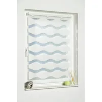 K-HOME Klemmfix Doppelrollo Welle 30 x 150 cm weiß