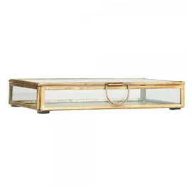 ib laursen Glasbox mit Deckel Solitaire 22,3 x 11,7 x 4 cm 1-tlg. gold