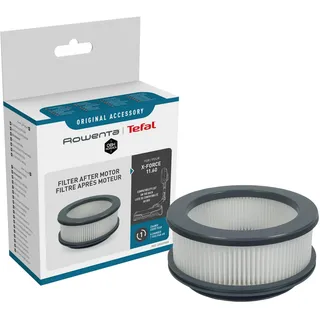 Rowenta ZR009008 EPA-Filter | für X-Force Flex 14.60 / 15.60 Akku-Staubsauger | effizienter Partikelfilter | Weiß/Grau
