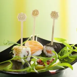 PAPSTAR 200 Fingerfood - Picker 9 cm "Steuerrad"