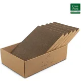casa pura Katzenkratzbox Tiger Kratzbrett 43,5 x 29,5 x 14 cm