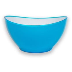 LindenBerg Salatschüssel groß Salatschale Obstschüssel Pastaschüssel blau