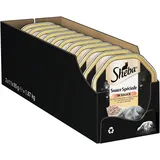Sheba Spéciale Putenhäppchen helle Sauce 85 Gramm Katzennassfutter