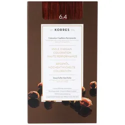 Korres natural products Argan Oil hochentwickelte Haarcoloration Dunkelblond Kupfer 6.4