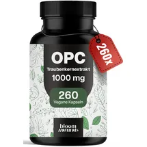bloom naturals beauty supplements OPC Traubenkernextrakt Kapseln 260 St.