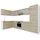 VCM Winkelküche Esilo L-Form 328 x 178 cm weiß/sonoma-eiche