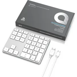 Aplic Bluetooth Numpad - Wireless Ziffernblock mit Multifunktionstasten – Keypad Aluminium - 35 Tasten – Bluetooth 3.0 – Kabellos