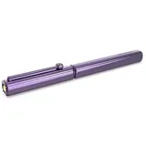 Swarovski Dulcis Tintenroller aus Kristalle, Metall, Farbe: Lila, Länge: 14.2 cm, Breite: 1.25 cm, 5627167