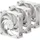 HAVN H12 PWM Lüfter, 3er Pack, 120mm - weiß PC-Gehäuse-Lüfter Weiß (B x H x T) 120 x 30 x 120mm