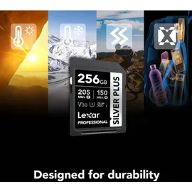Lexar Silver Plus UHS-1 V30 R205/W150MB/s 256GB