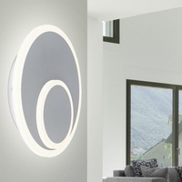 ETC Shop Wandleuchte LED Innen Wohnraum rund modern Wandlampe