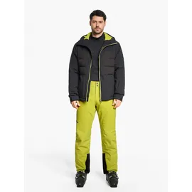 Ziener Herren TAZLIN-Z Ski-Hose/Schnee-Hose | wasserdicht, warm, Träger, Electric Grass, 56