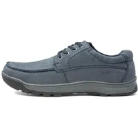 Hush Puppies Herren Tucker Derbys, Blau (Navy Nubuck Navy), 46 EU