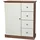 moebel-direkt-online Ella I 65 x 77 x 25 cm Nussbaum / Cremeweiß