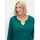 sheego 3/4-Arm-Shirt Blau 40/42