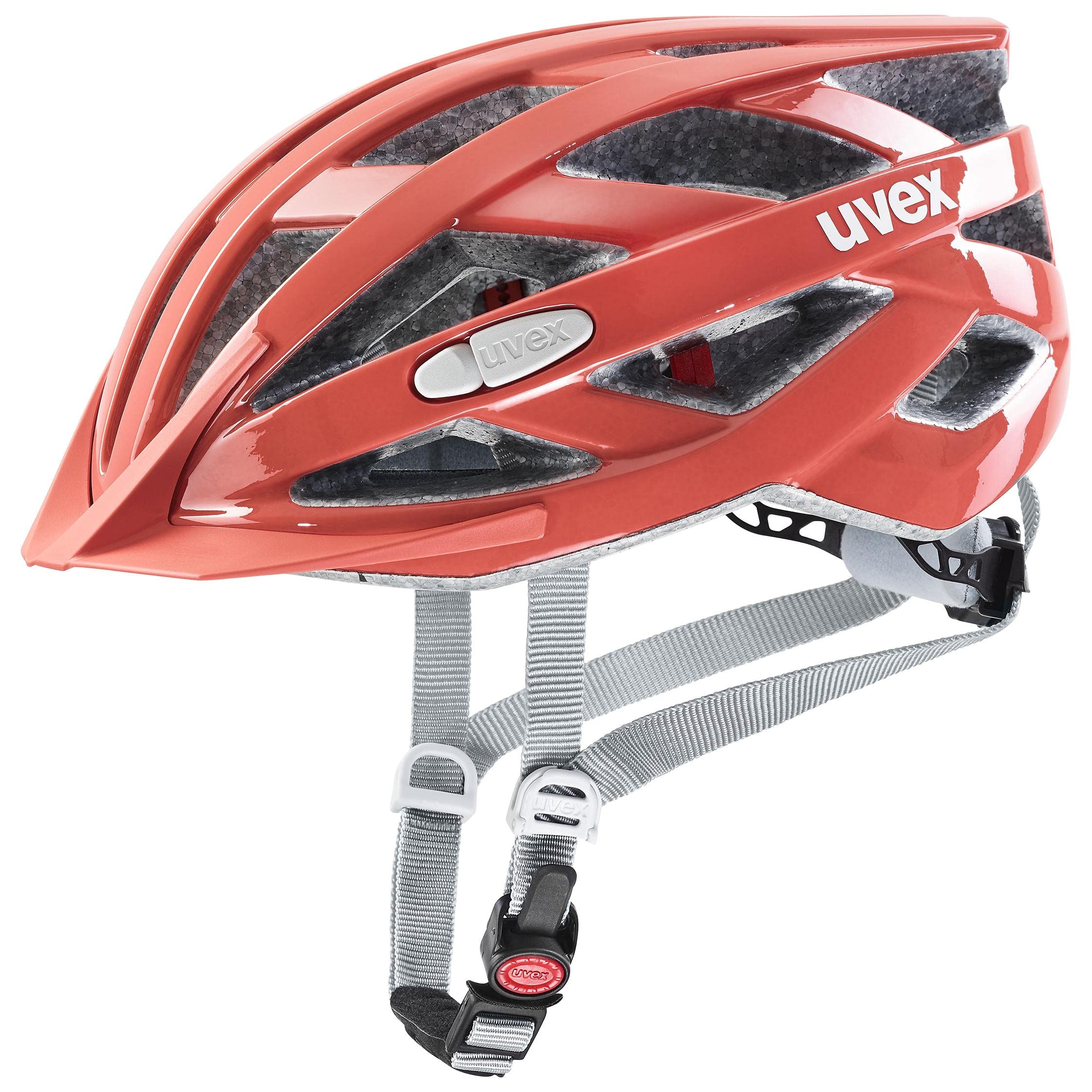 uvex i-vo 3D - leichter Allround-Helm für Damen und Herren - individuelle Größenanpassung - erweiterbar mit LED-Licht - grapefruit - 56-60 cm
