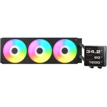 Cougar CPU Wasserkühlung Poseidon Vistek Pro 360, ARGB, Schwarz