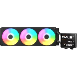 Cougar CPU Wasserkühlung Poseidon Vistek Pro 360, ARGB, Schwarz